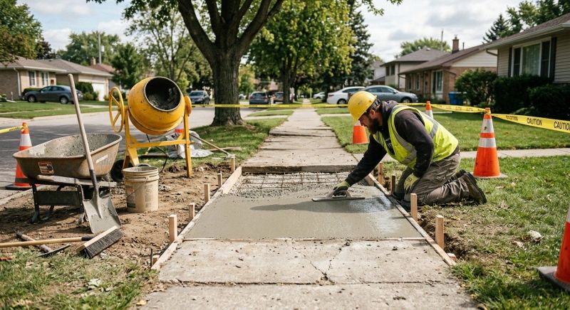 Residential Concrete Repair Service